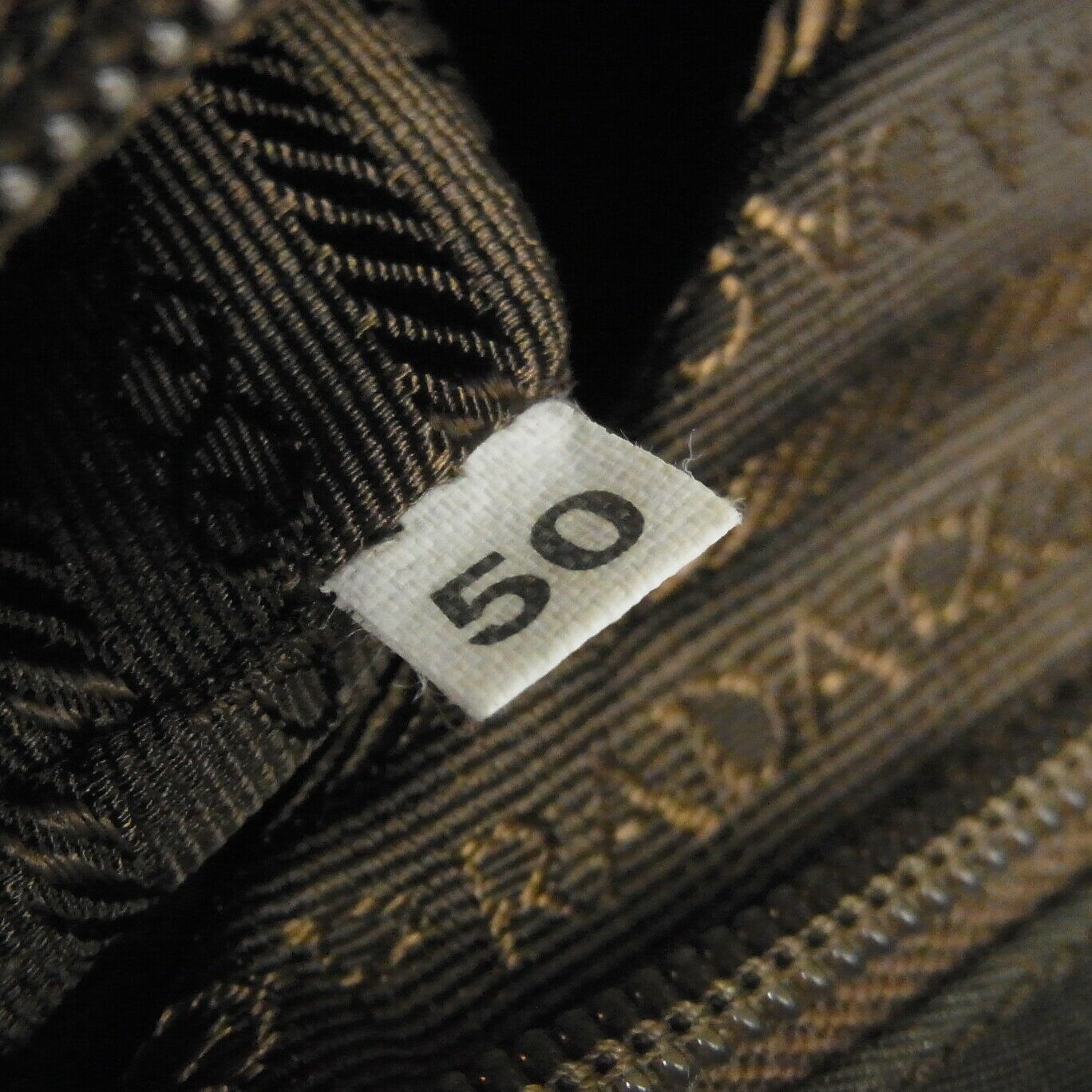 Prada Khaki Nylon Tote Bag