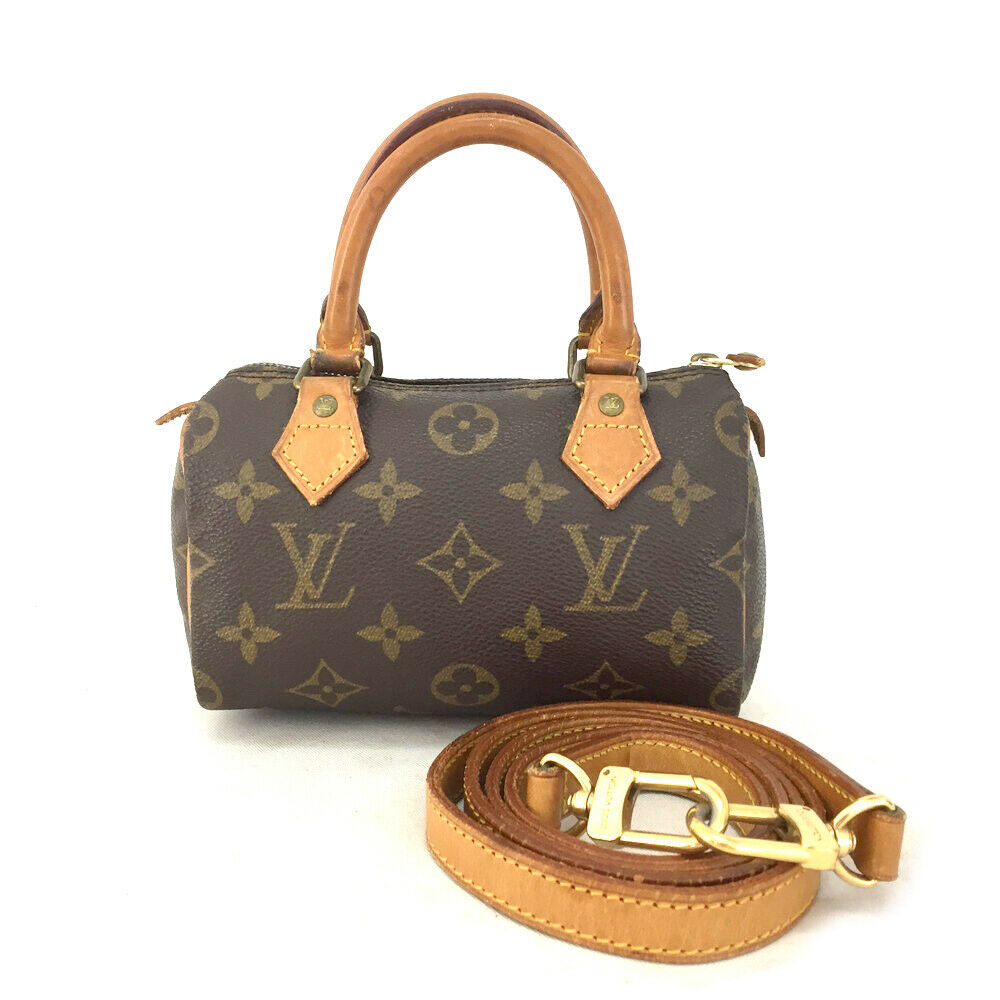 Louis Vuitton Monogram Canvas Mini HL Bag w/ Shoulder Strap - Yoogi's Closet