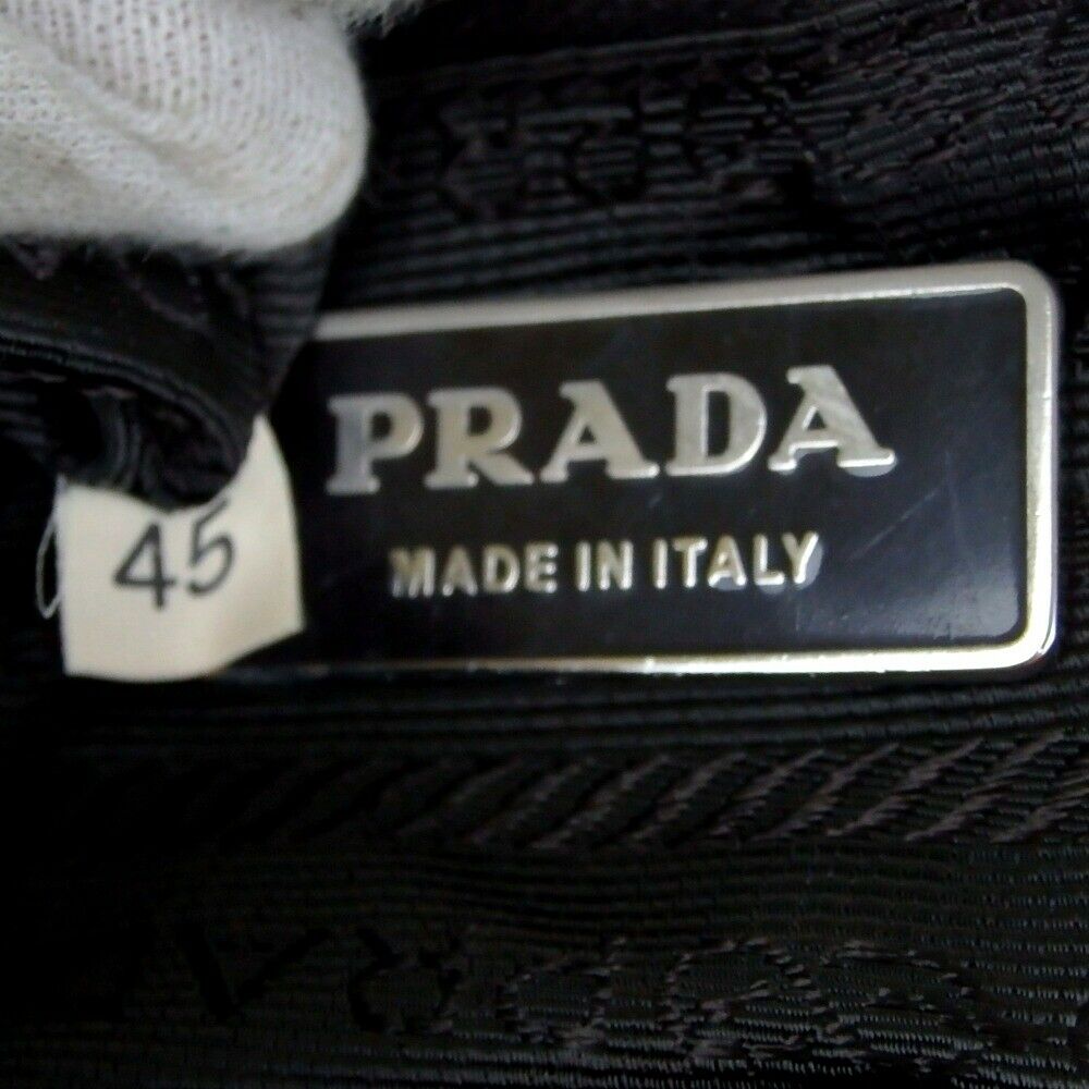 Prada Brown Nylon Hobo Bag