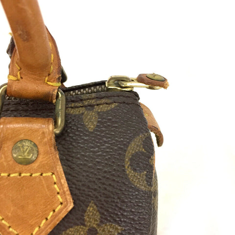 Louis Vuitton Monogram Mini Speedy HL w/ Shoulder Strap