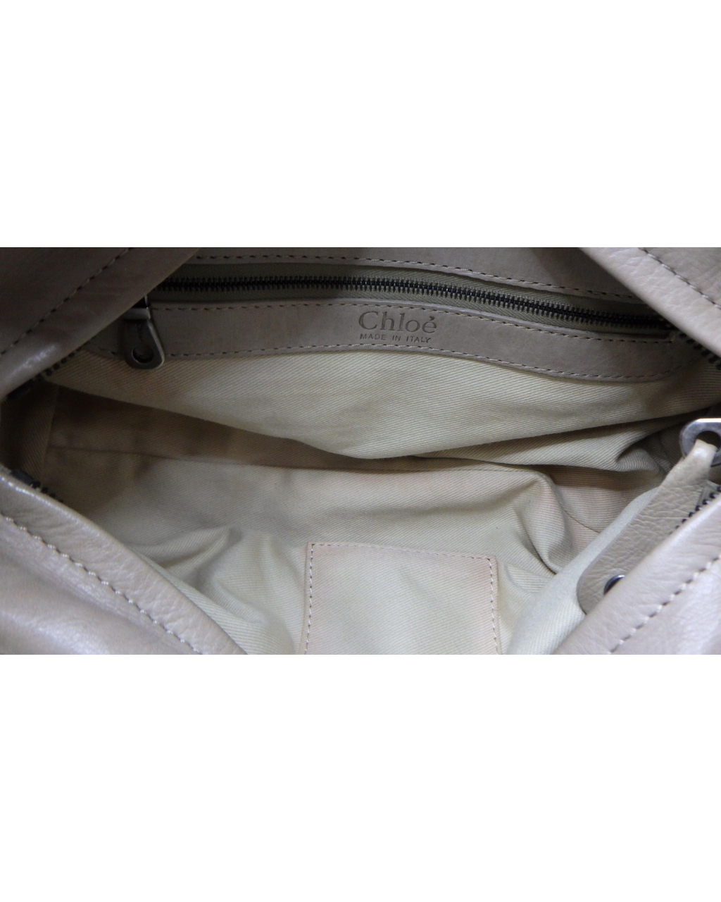 Chloe Beige Leather Silverado