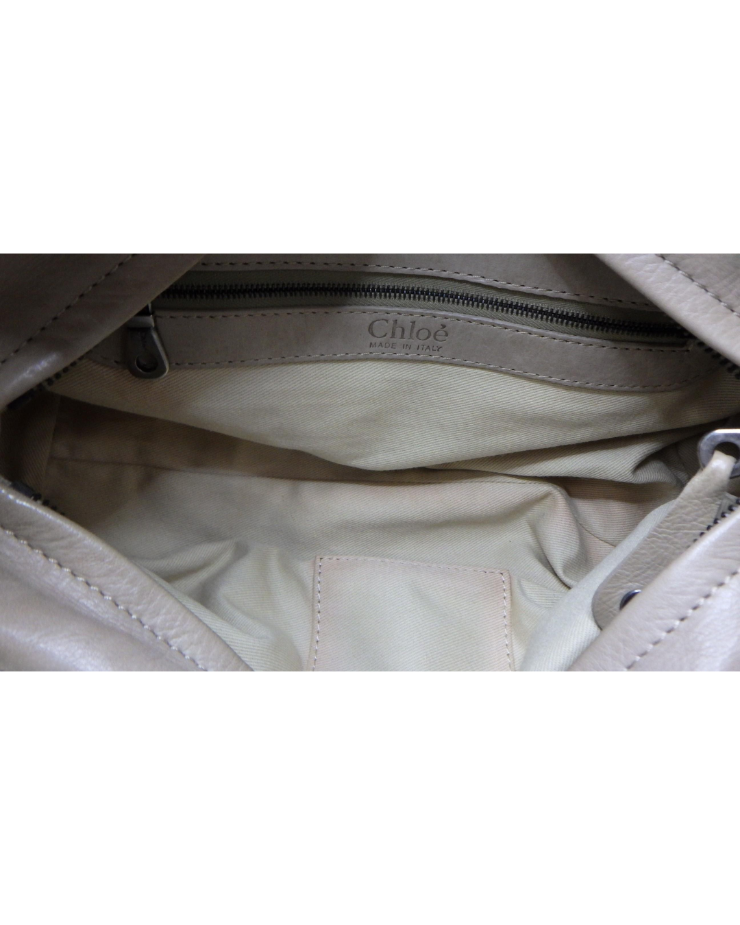 Chloe Beige Leather Silverado