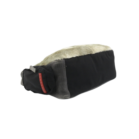 Prada Sport Goat Fur Technical Bag