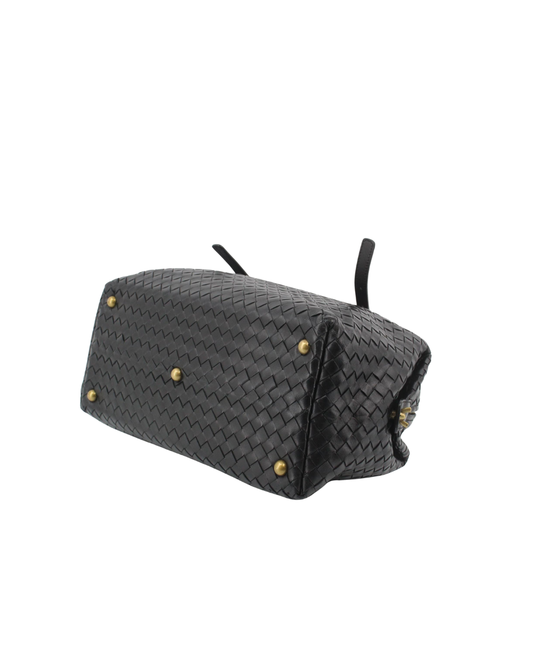 Bottega Veneta Black Boston Handbag