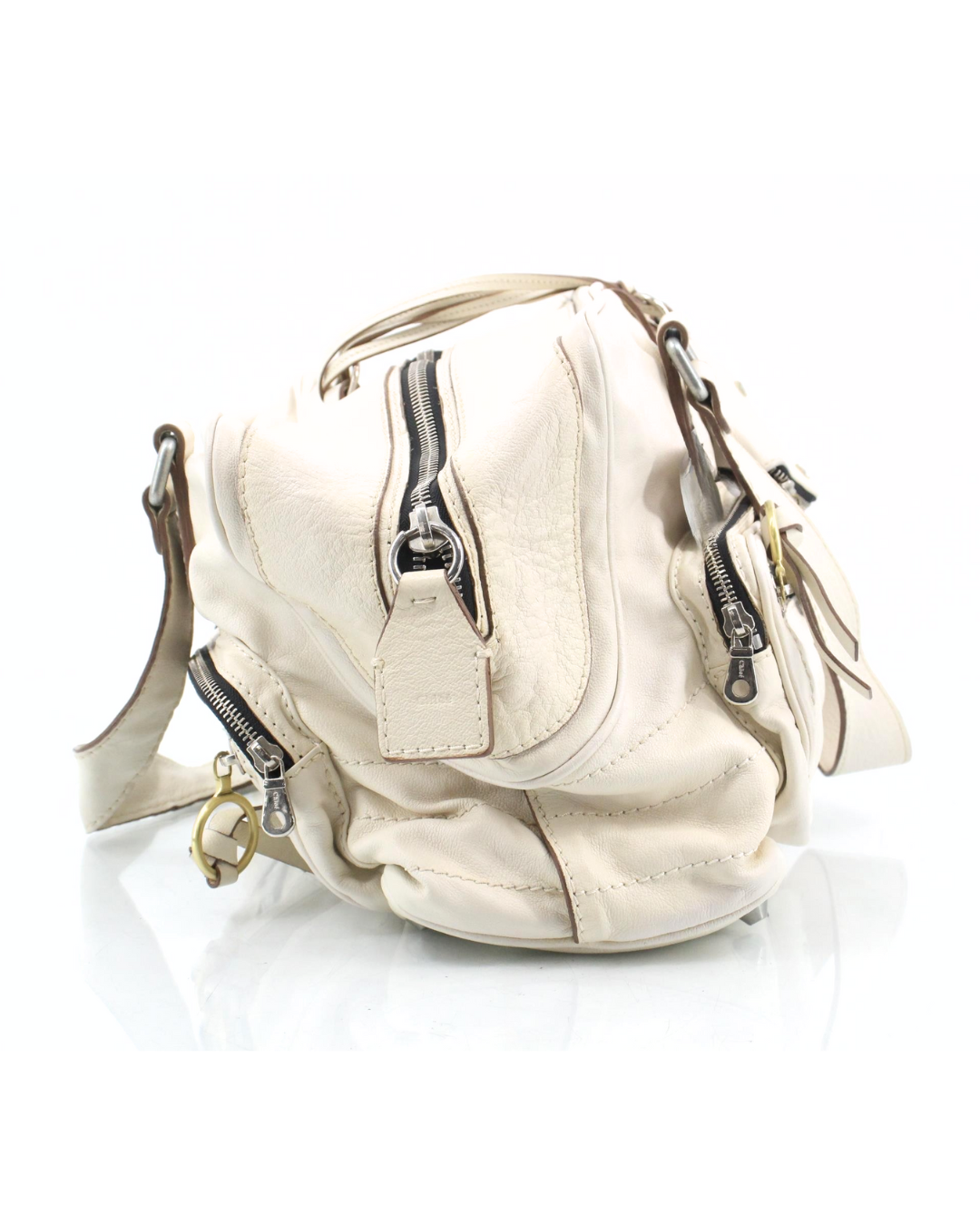Chloe White Jumbo Betty Camera Bag