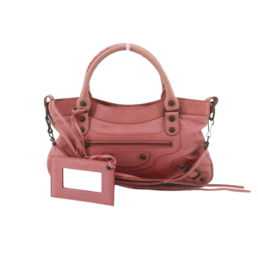 Balenciaga First Pink City Bag
