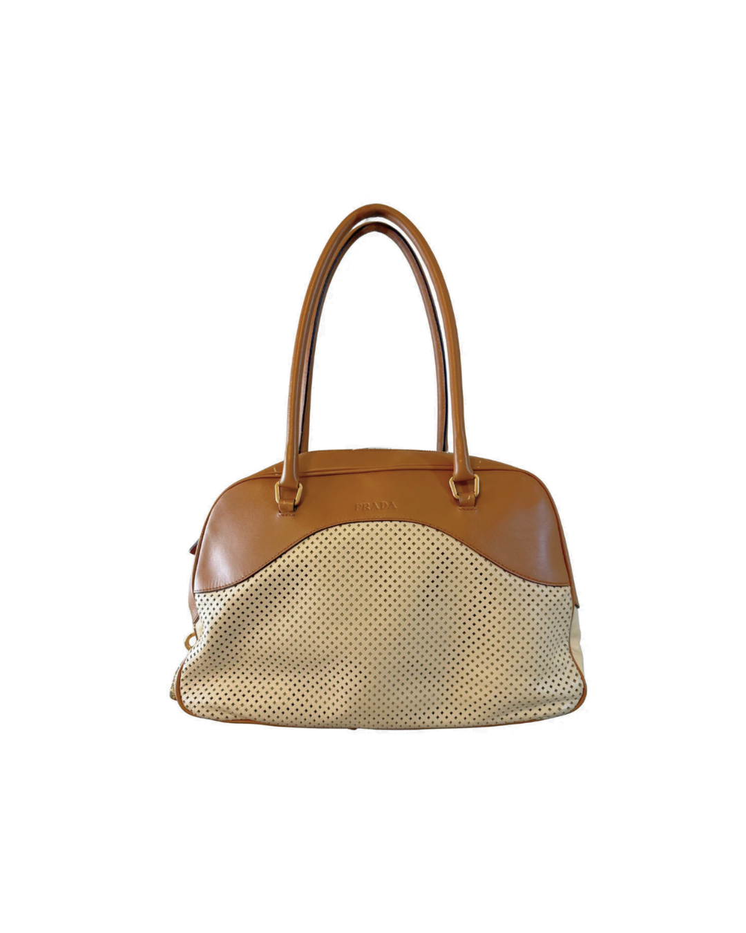 Prada Vitello Bowling Bag