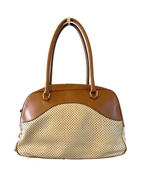 Prada Vitello Bowling Bag