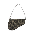 Christian Dior Black Saddle Pochette