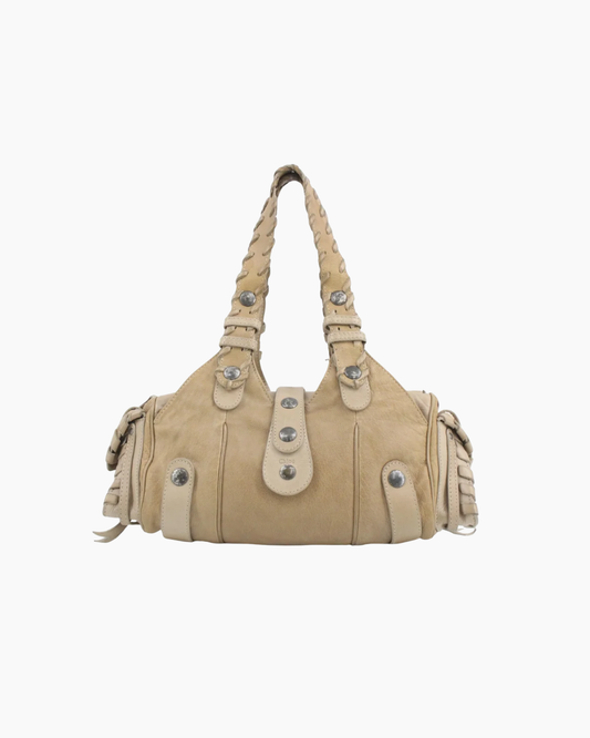 Chloe Beige Leather Silverado
