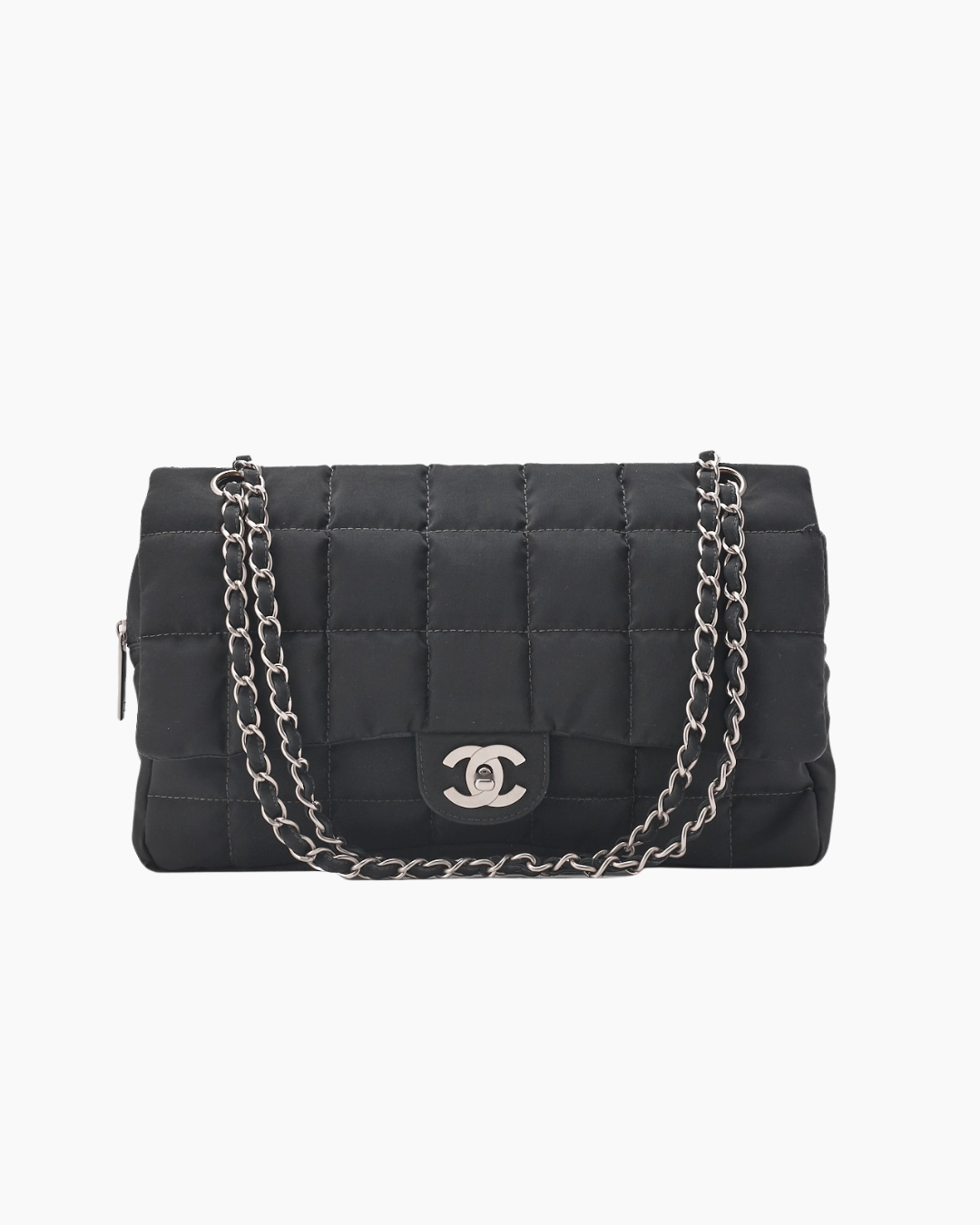Chanel Nylon Chocolate Camera Flap