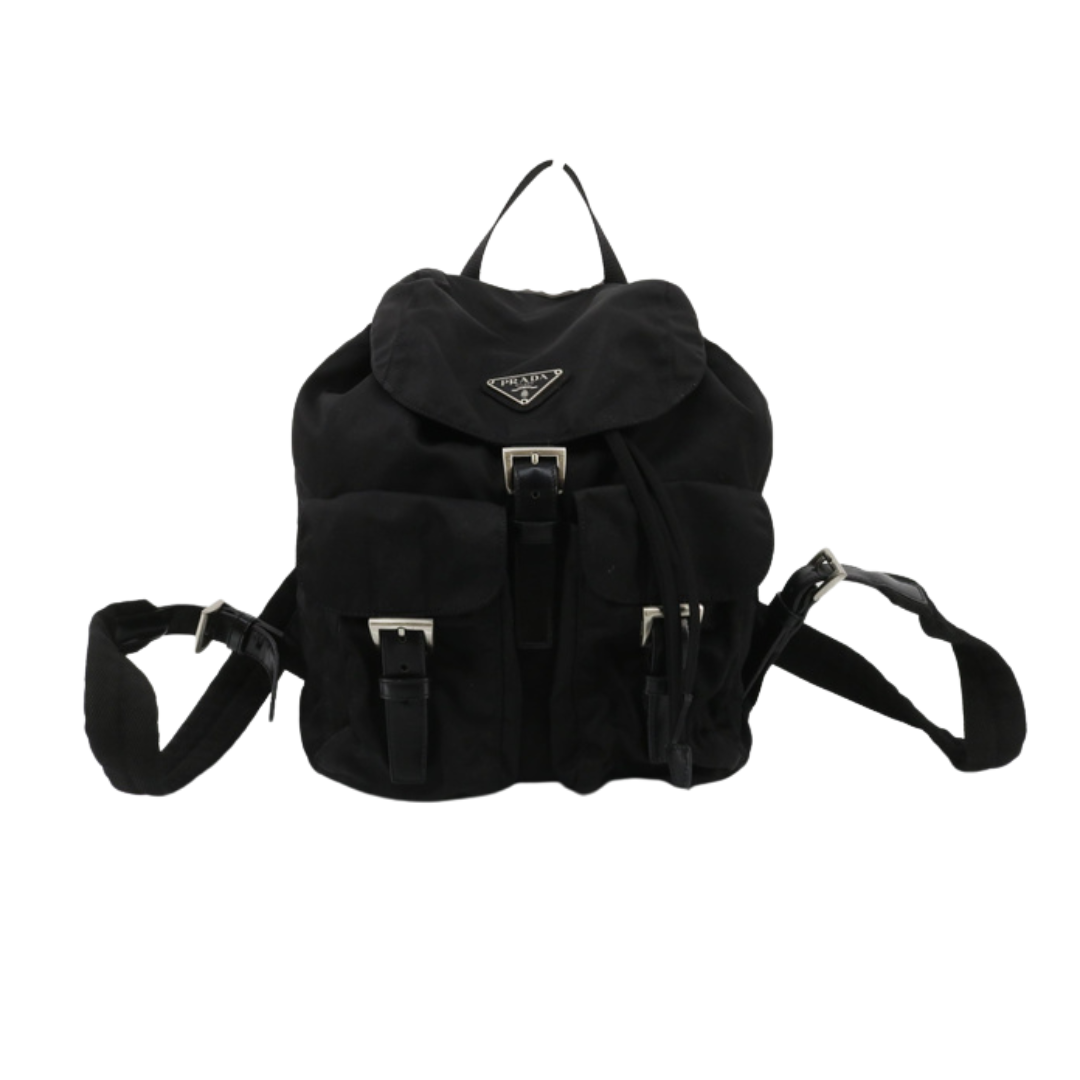 Prada Black Nylon Backpack