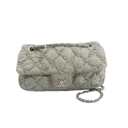 Chanel Nylon Tweed Flap