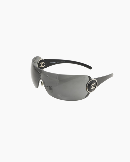Chanel Logo Shield Sunglasses