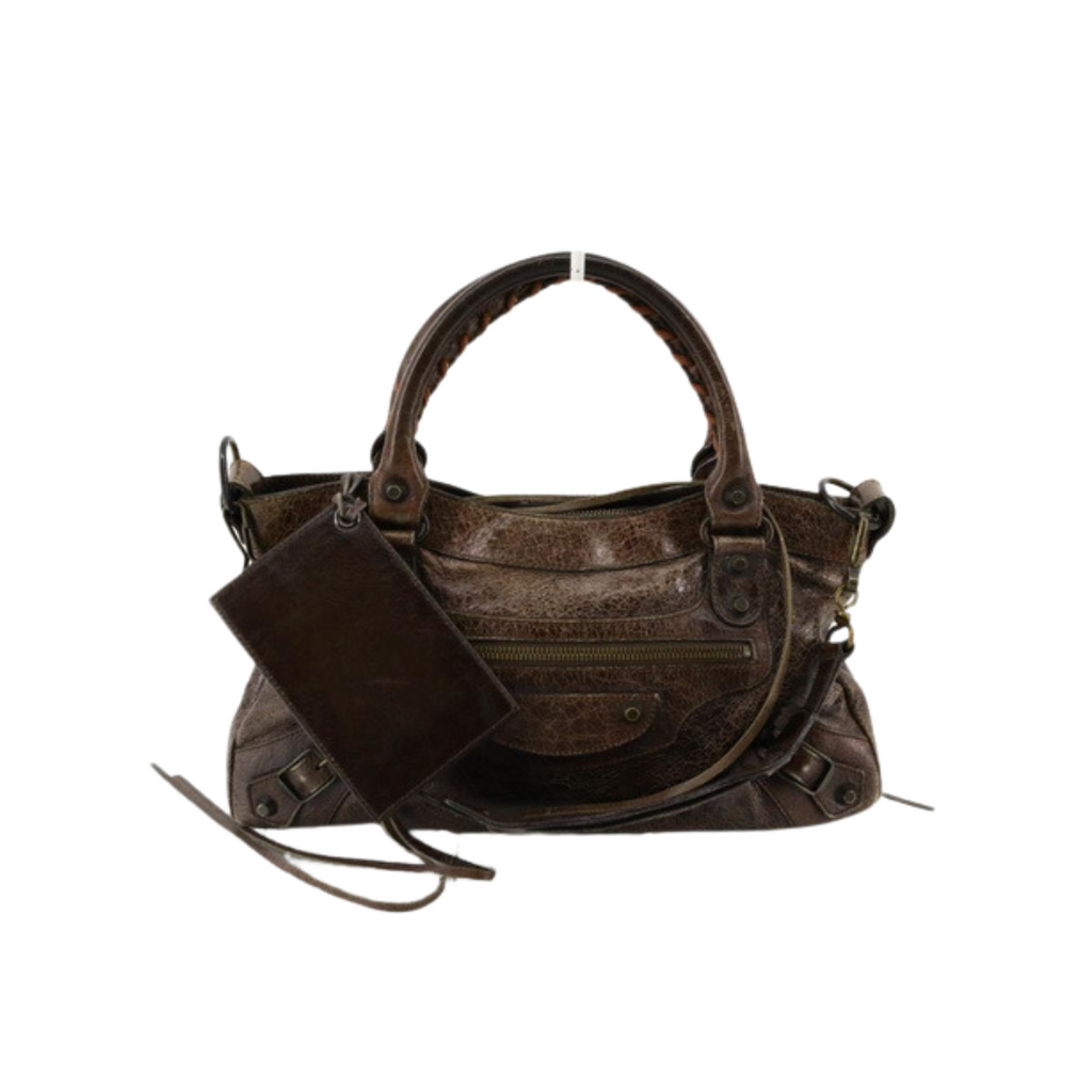 Balenciaga Brown First City Bag