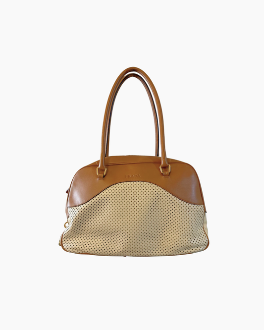 Prada Vitello Bowling Bag
