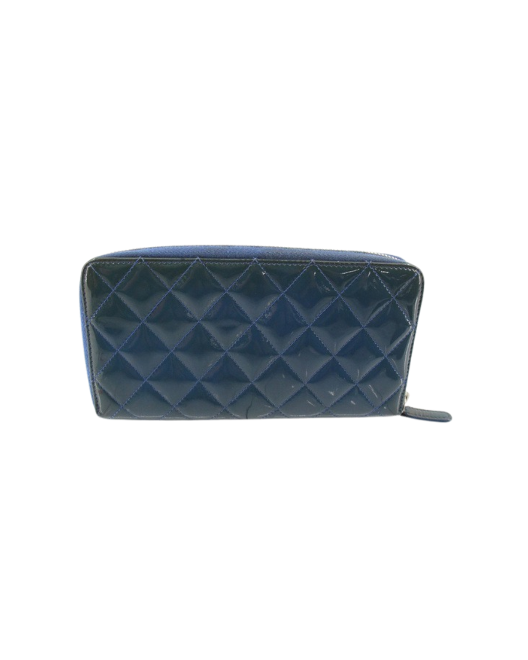 Chanel Blue Patent Wallet