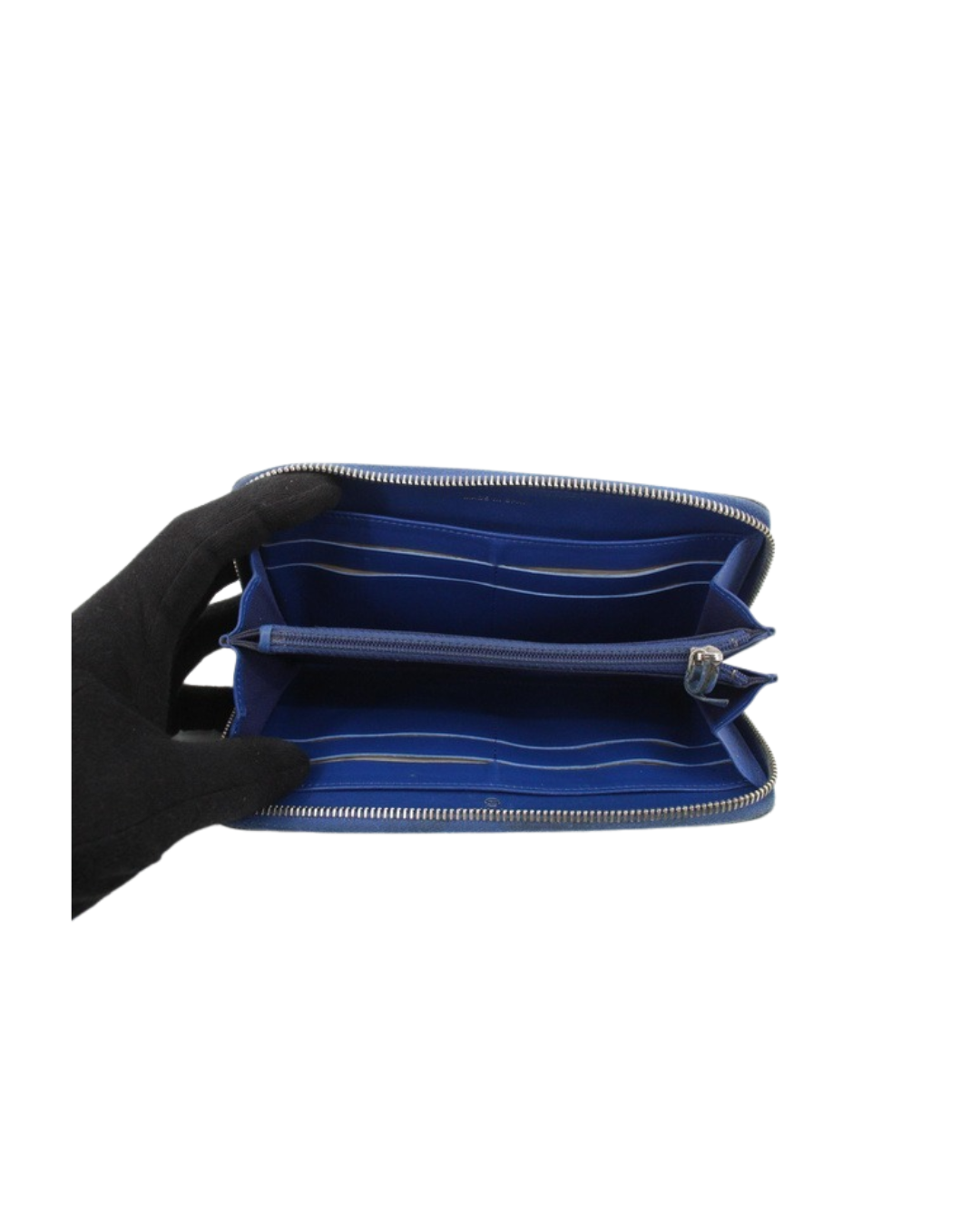 Chanel Blue Patent Wallet