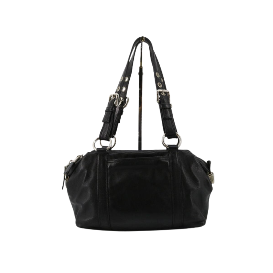 Prada Black Leather Shoulder Bag