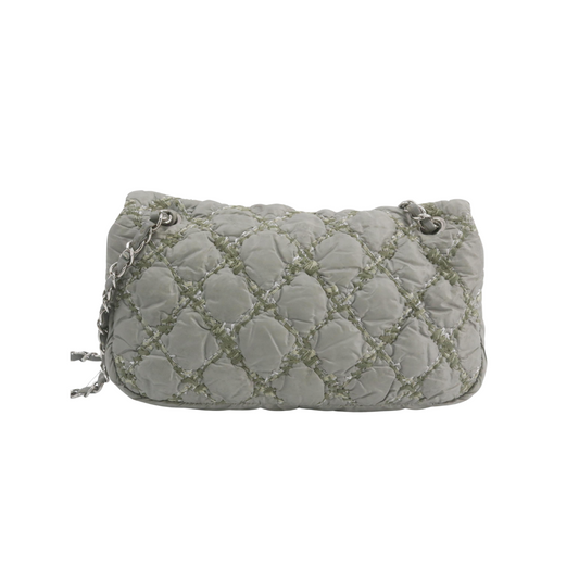 Chanel Nylon Tweed Flap