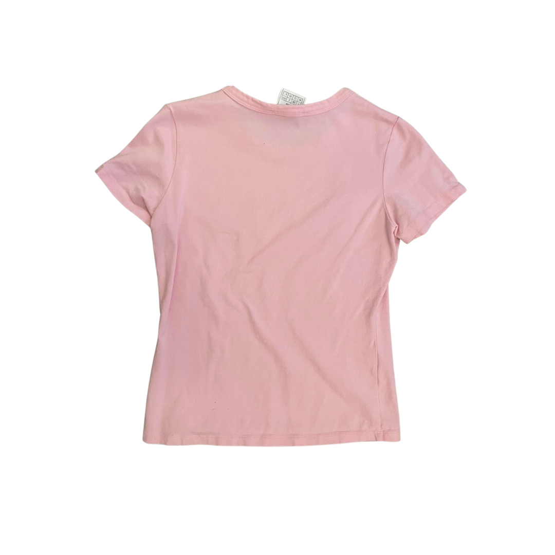 Vintage Christian Dior Baby Pink Logo Tee – photo 2 of 3