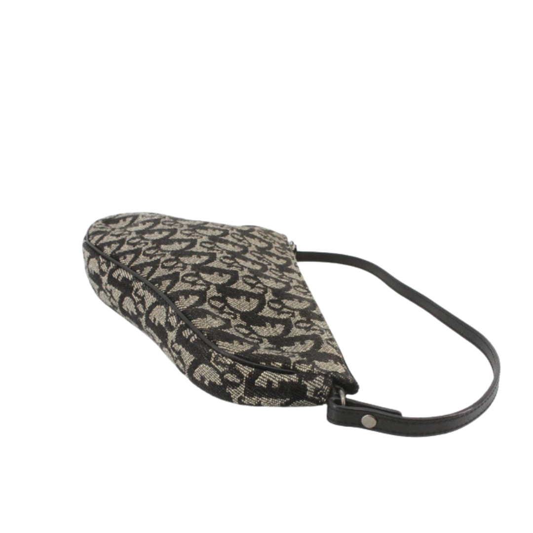 Christian Dior Black Saddle Pochette