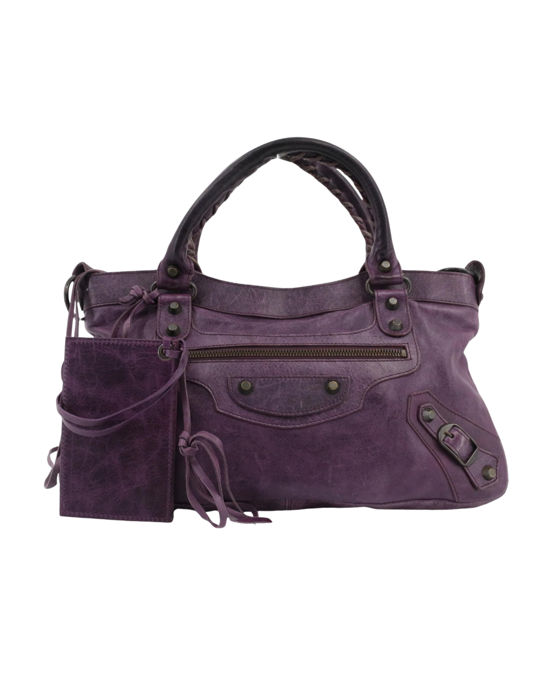Balenciaga Purple First Bag