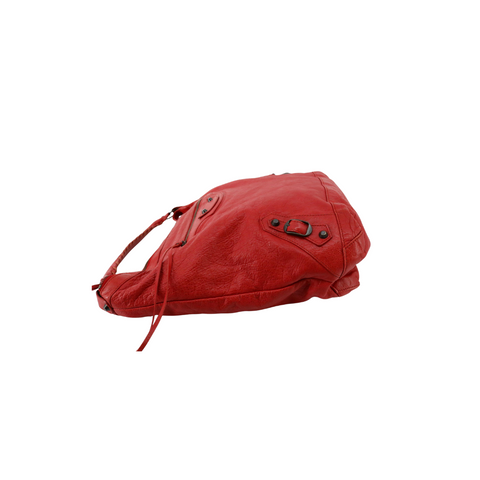 Red Balenciaga Day Bag