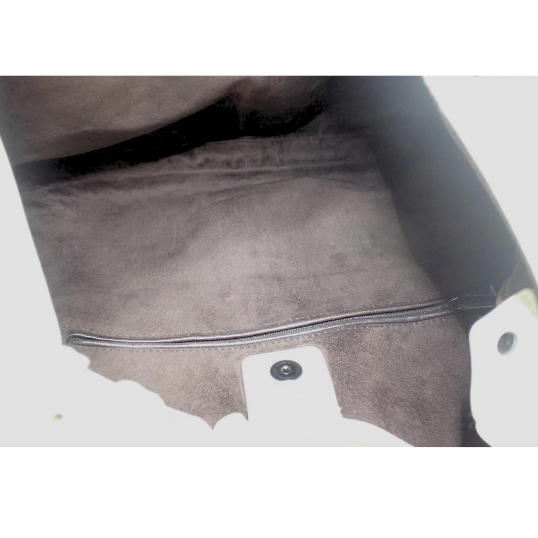 Yves Saint Laurent White Leather Mombasa