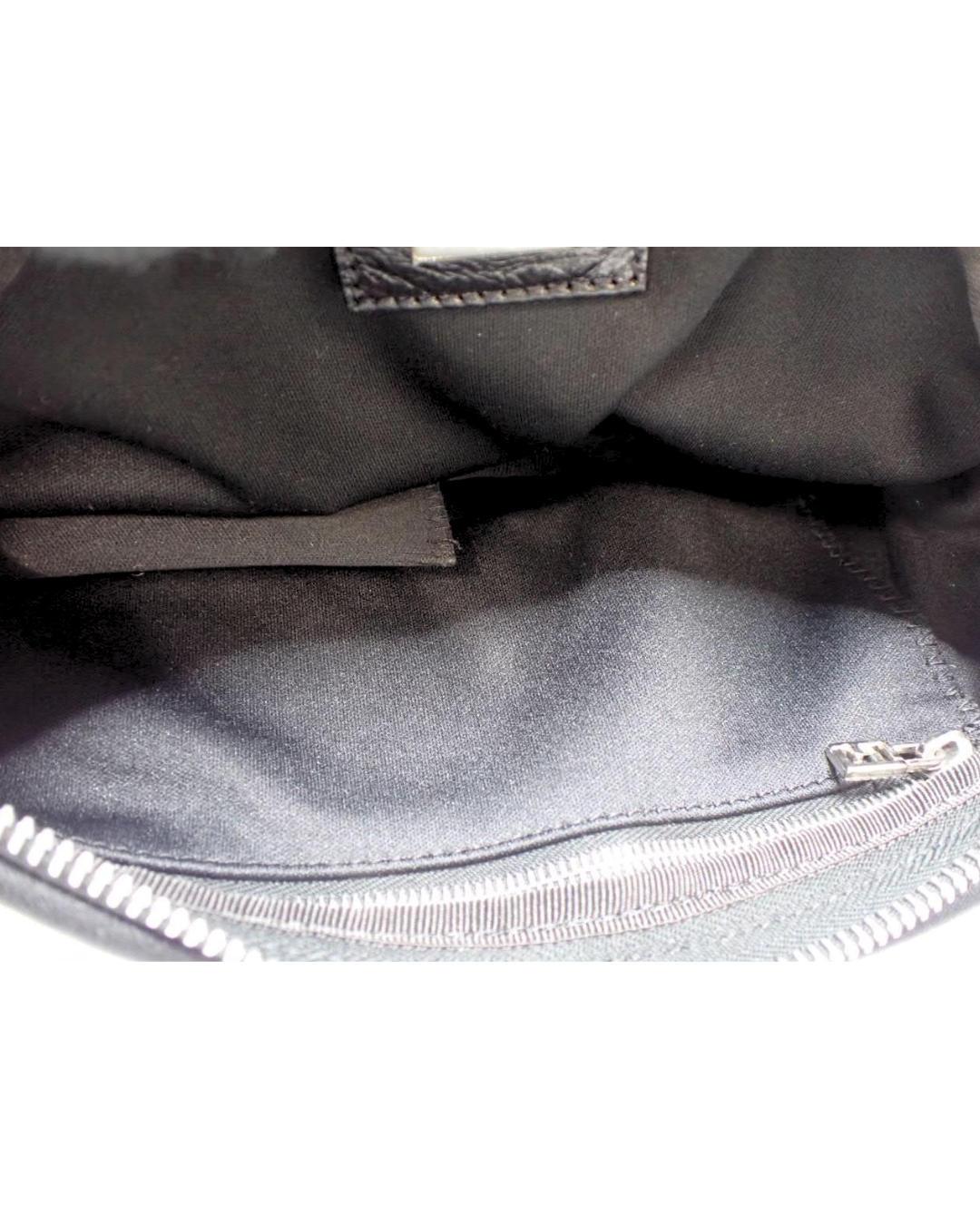 Fendi Black Fabric Pochette