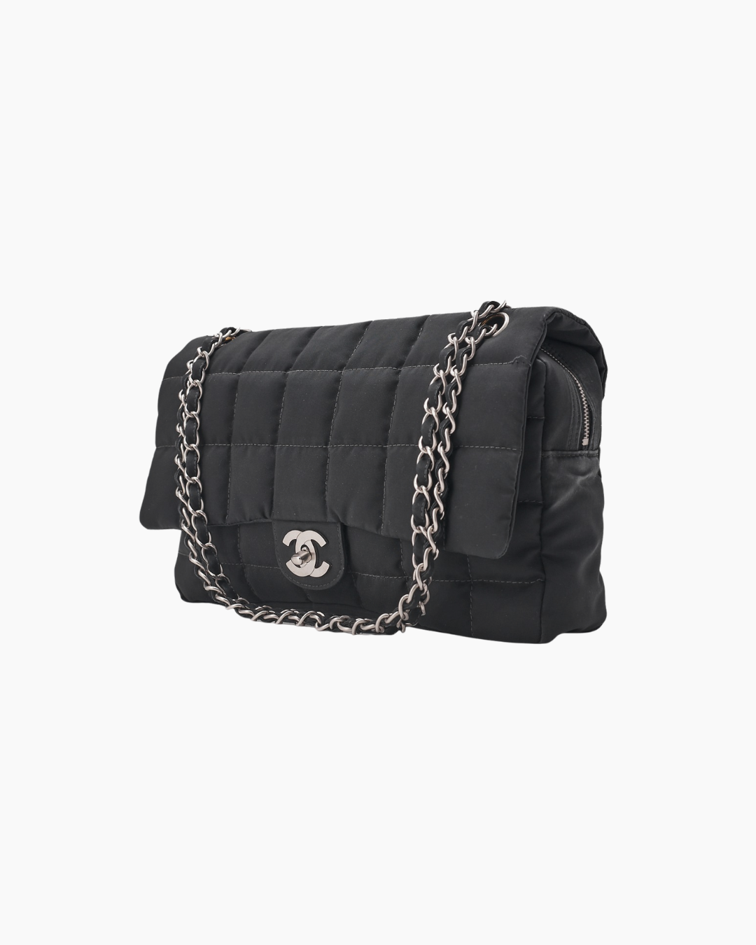 Chanel Nylon Chocolate Camera Flap