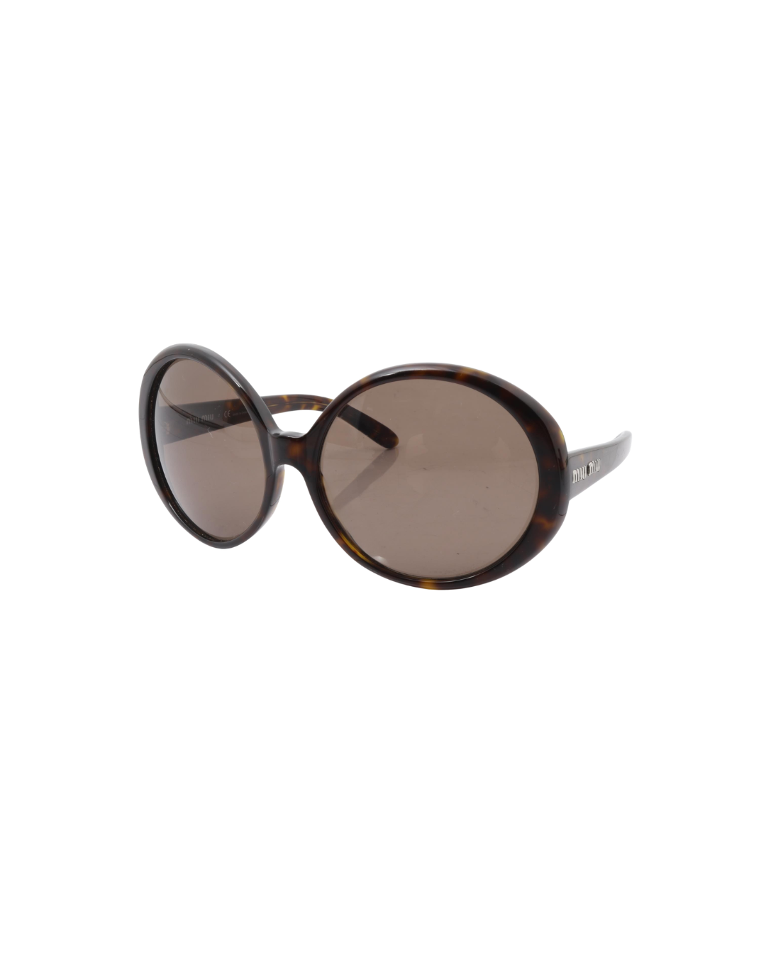 Mui Mui Round Oversized Glasses