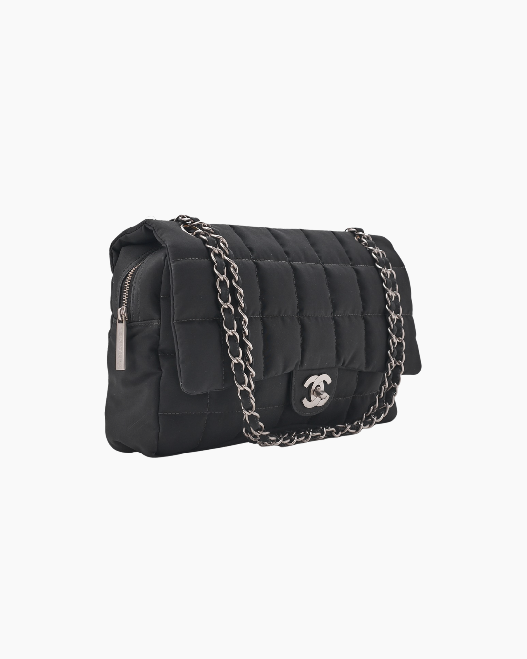 Chanel Nylon Chocolate Camera Flap