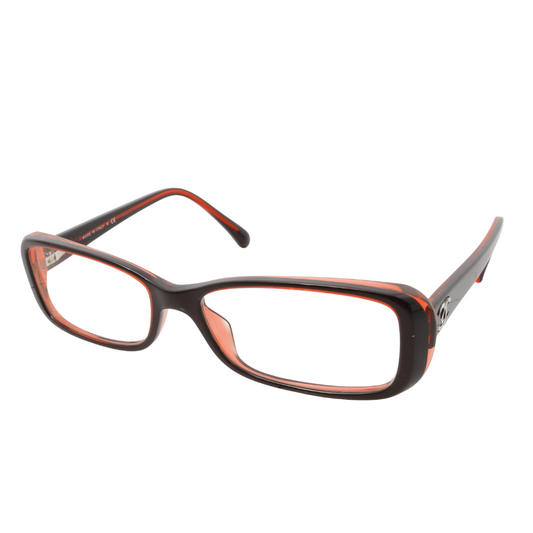 Chanel Burgundy Logo Glasses