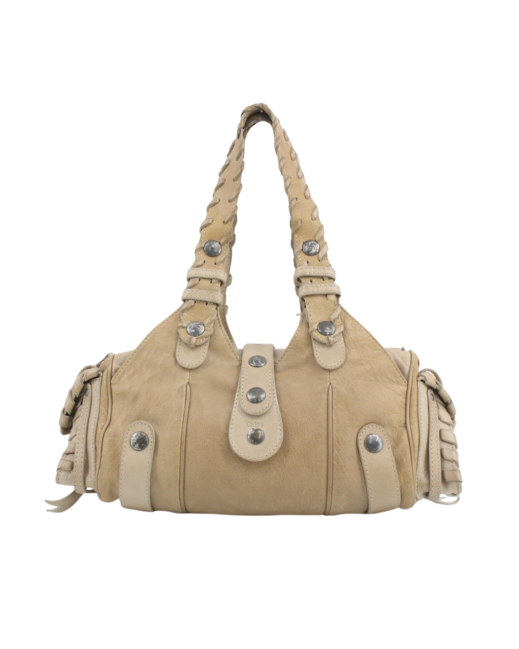 Chloe Beige Leather Silverado