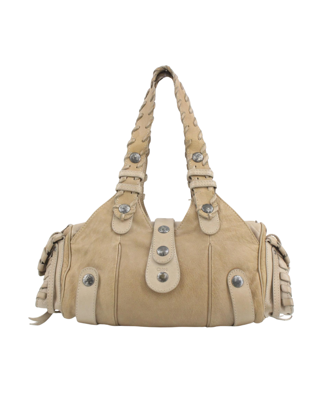 Chloe Beige Leather Silverado