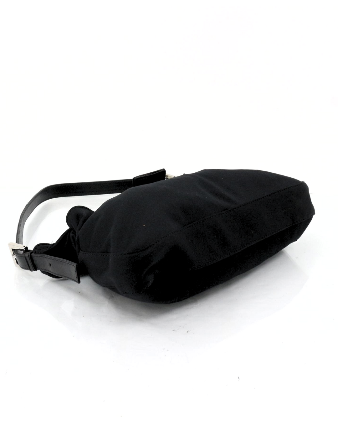 Fendi Black Fabric Hobo