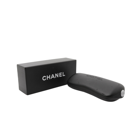 Chanel Burgundy Logo Glasses