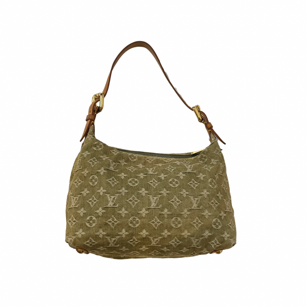 Louis Vuitton Green Denim Baggy