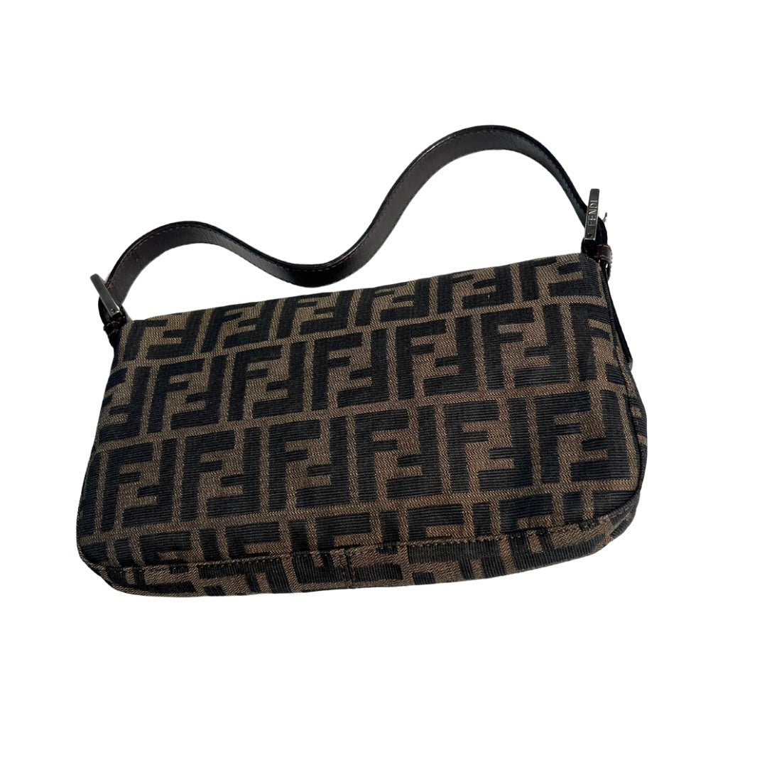 Fendi Zucca Baguette Shoulder Bag