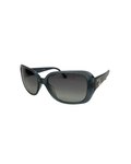 Chanel Blue Logo Oversized Glasses