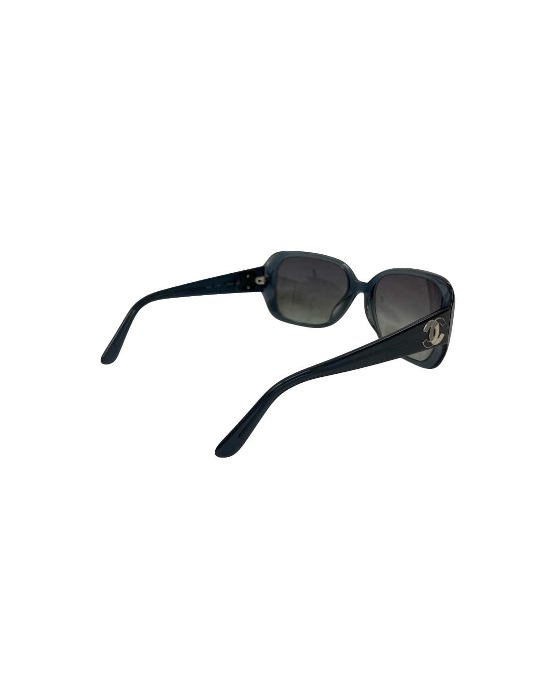 Chanel Blue Logo Oversized Glasses