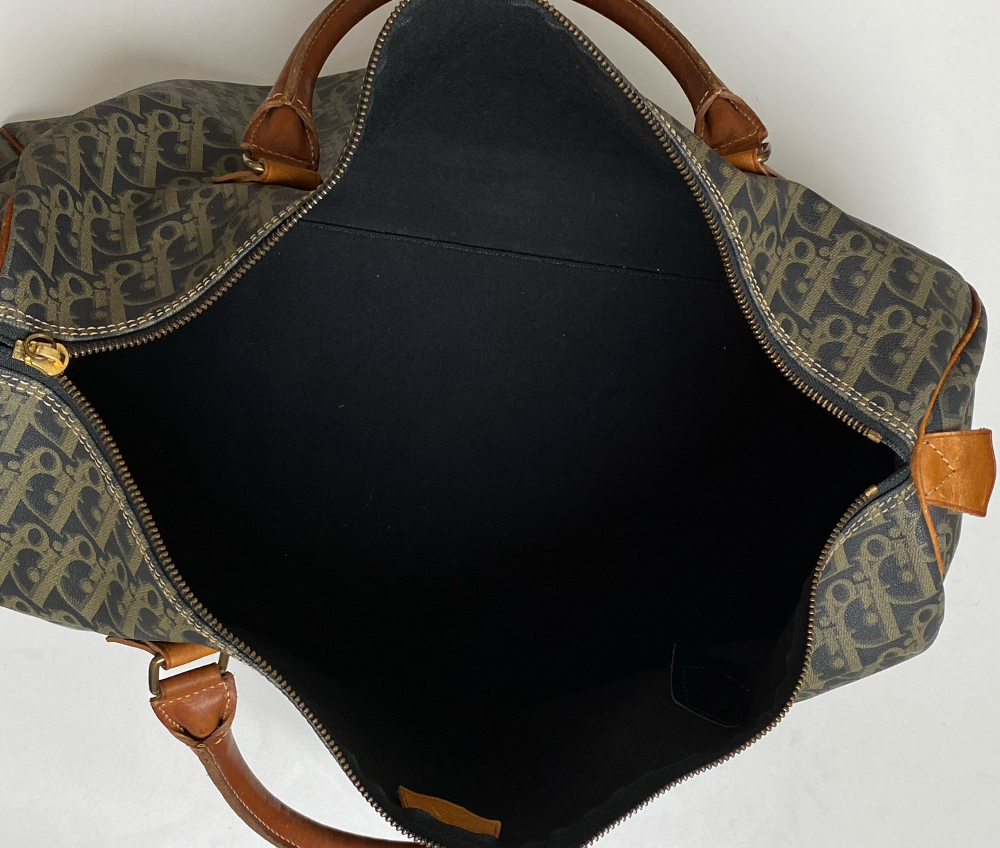 Christian Dior Monogram Trotter Boston Bag
