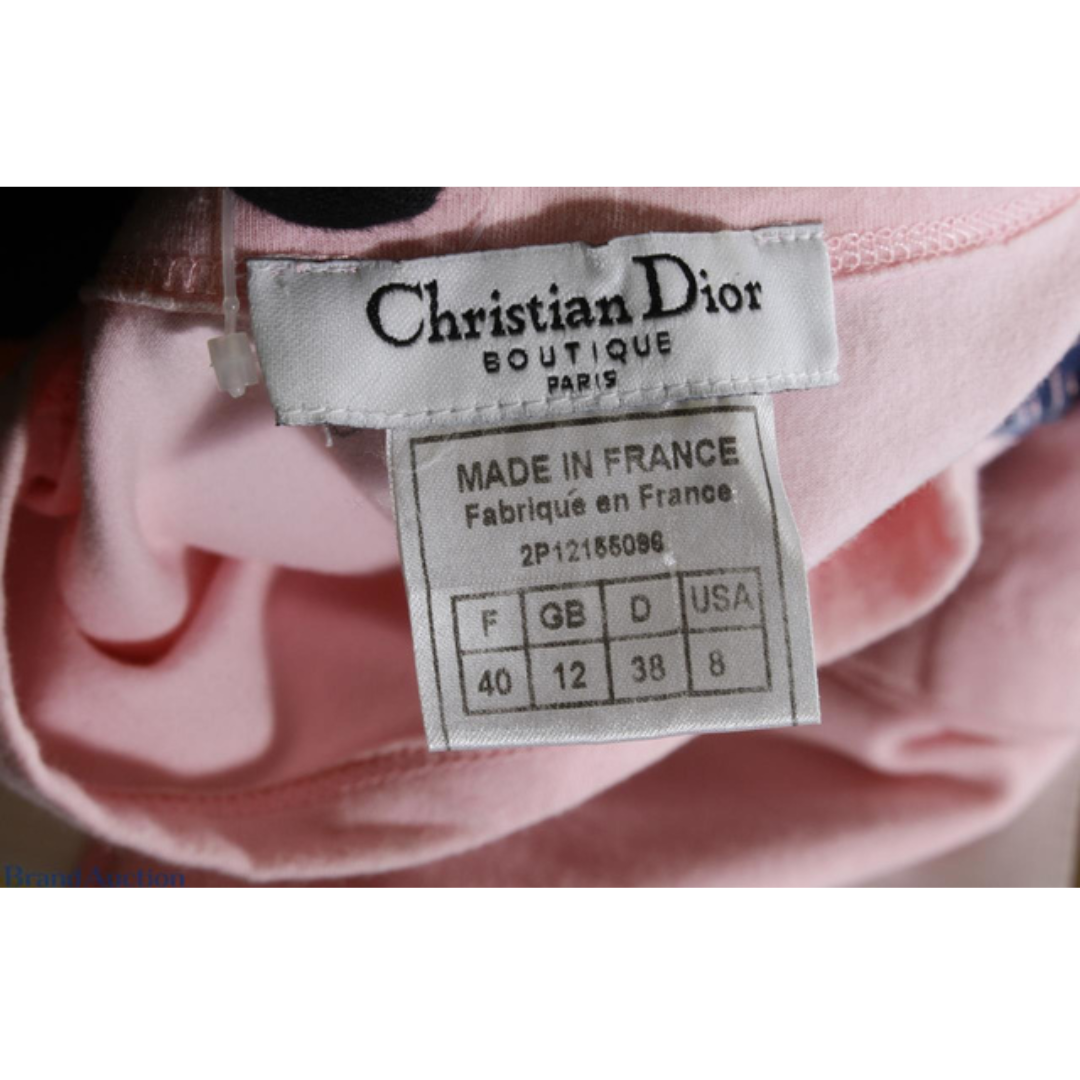 Vintage Christian Dior Baby Pink Logo Tee – photo 3 of 3