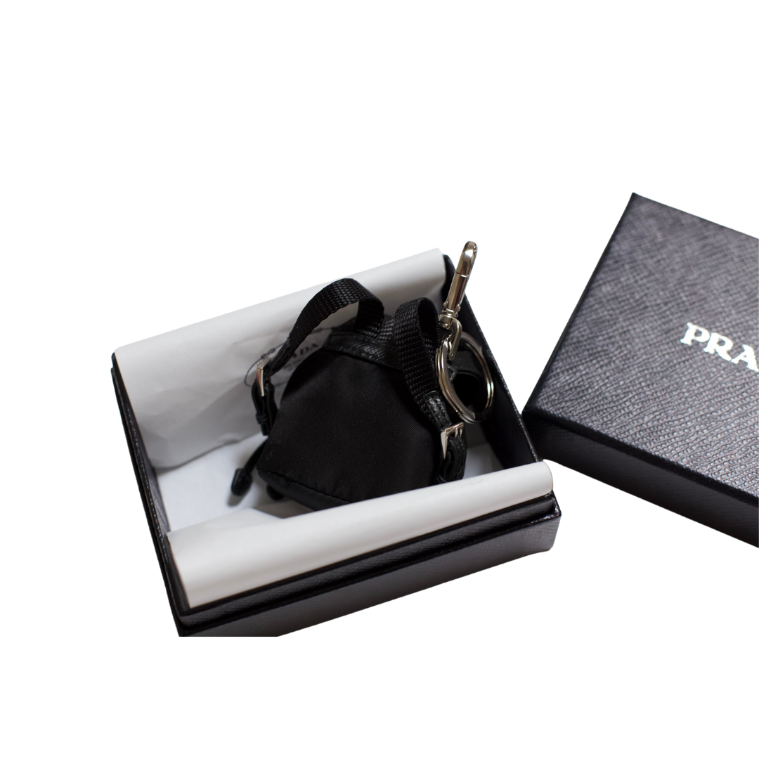 Prada Nylon Tessuto Backpack Keychain
