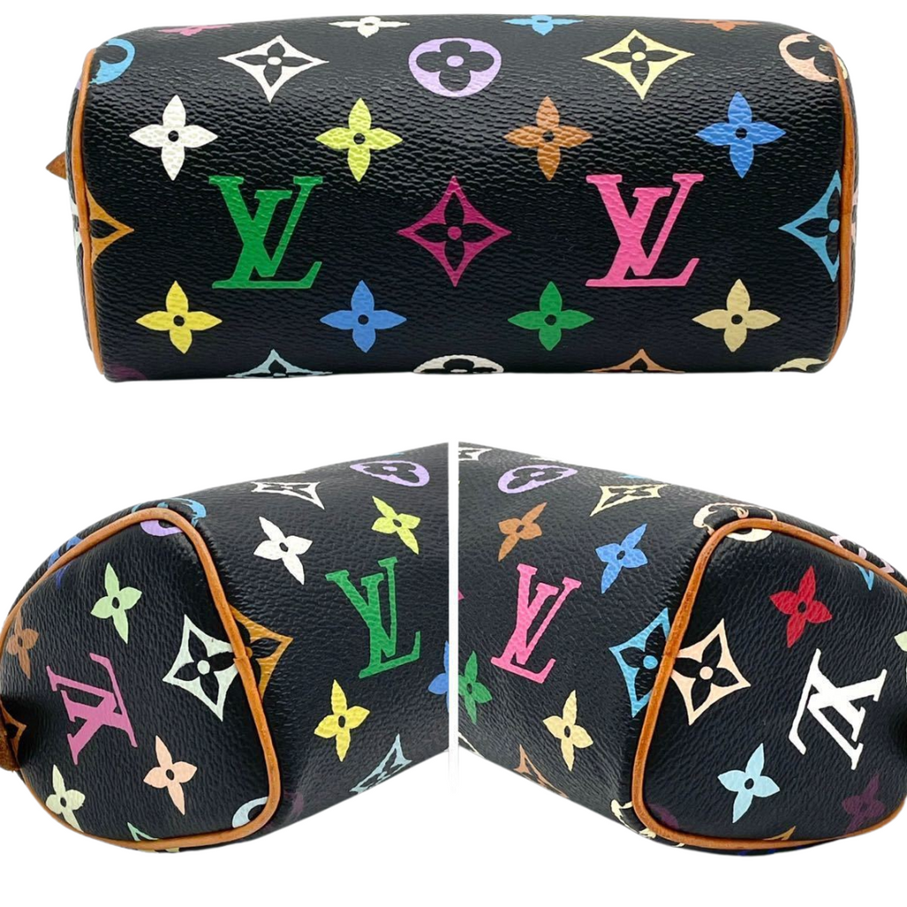 Louis Vuitton x Takashi Murakami Black Nano Speedy