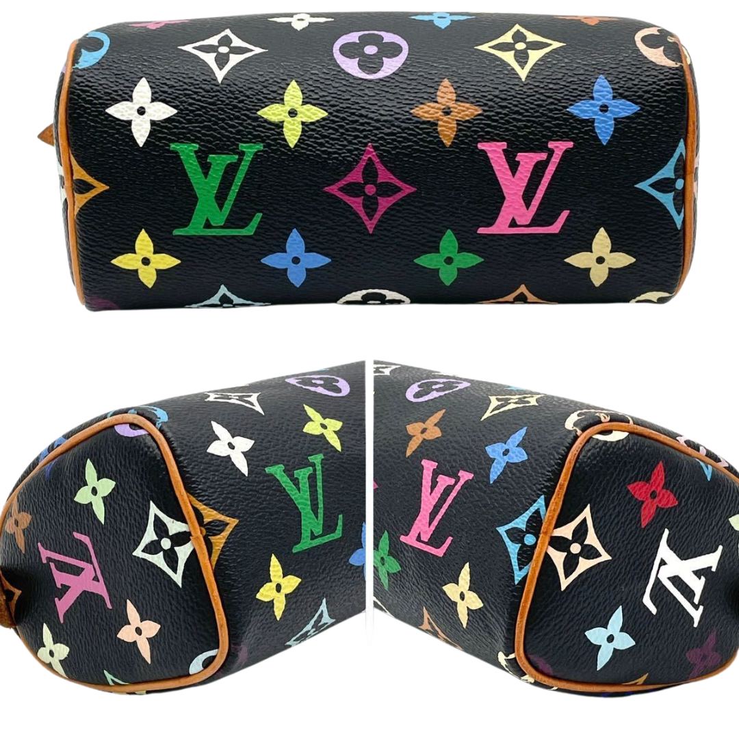 Louis Vuitton x Takashi Murakami Black Nano Speedy