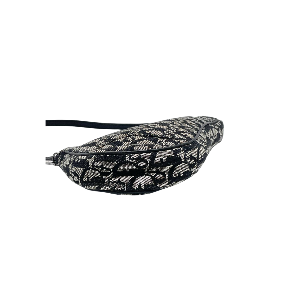 Christian Dior Black Monogram Saddle