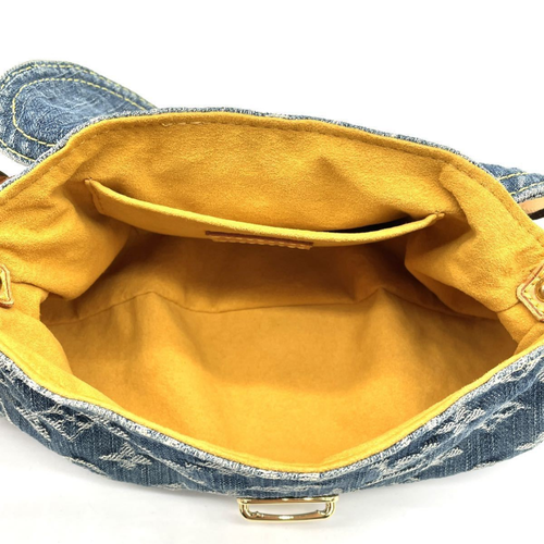 Vintage Louis Vuitton Denim Pleaty Bag – photo 6 of 6