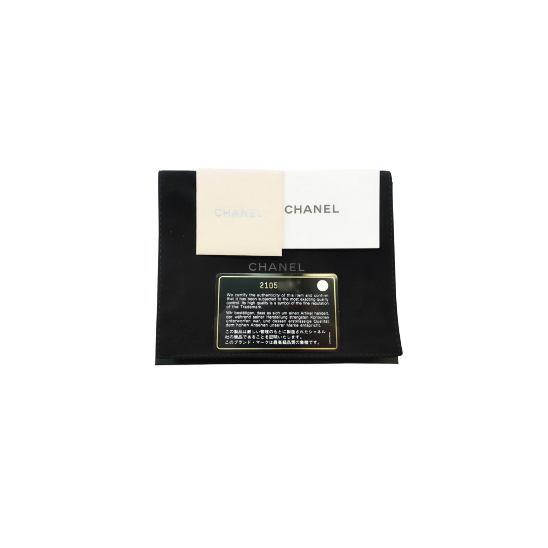 Chanel Quilted Pink Flap CC Cardholder
